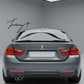 BMW 4 Series F32 F33 F36 M Sport matte black rear diffuser splitter
