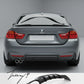 BMW 4 Series F32 F33 F36 M Sport matte black rear diffuser splitter
