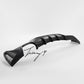 BMW 4 Series F32 F33 F36 M Sport matte black rear diffuser splitter
