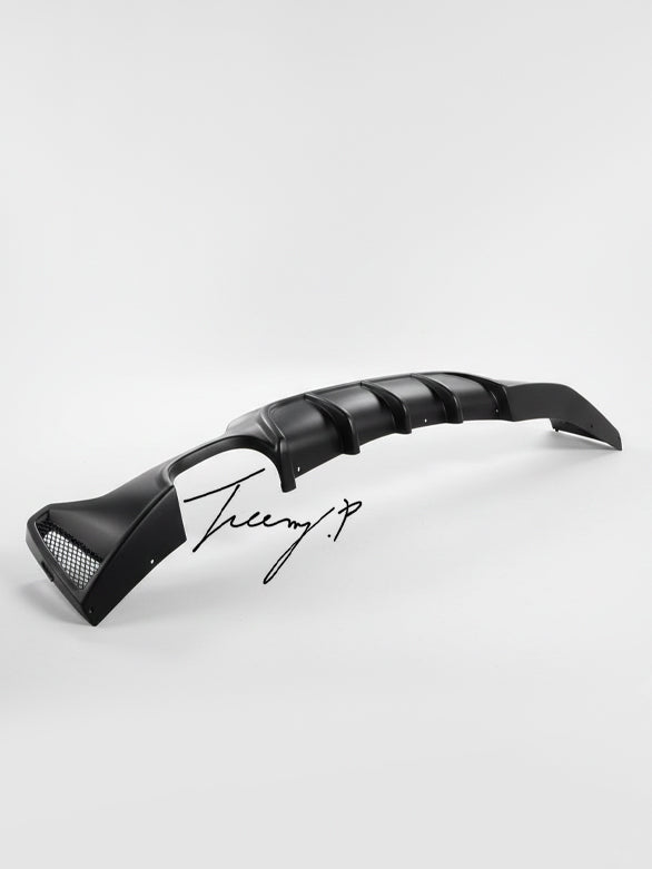BMW 4 Series F32 F33 F36 M Sport matte black rear diffuser splitter
