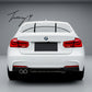 BMW 3 Series F30 F31 M Sport MP Style carbon look rear diffuser lip
