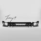 BMW X5 G05 M Sport gloss black competition style rear bumper diffuser
