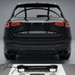 GLS63 AMG style rear diffuser with black tailpipes for Mercedes GLS X167 2019 and newer
