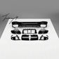 GLS63 AMG style rear diffuser with black tailpipes for Mercedes GLS X167 2019 and newer
