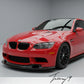 BMW M3 E90 E92 E93 gloss black front splitter lip spoiler
