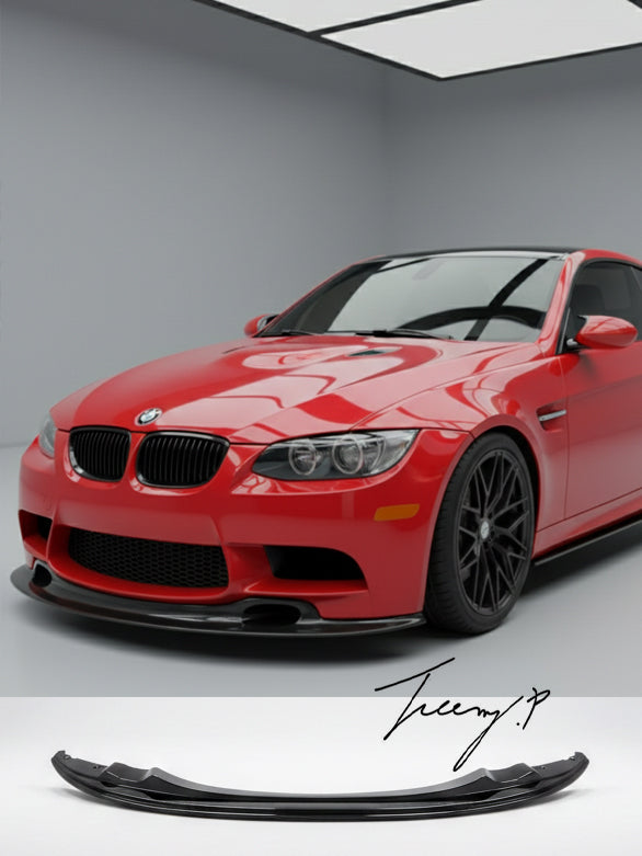 BMW M3 E90 E92 E93 gloss black front splitter lip spoiler
