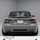 BMW 3 Series E93 M3 convertible rear trunk spoiler PSM style gloss finish
