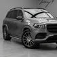 Mercedes-Benz GLS X167 2020-2024 black silver OEM style side steps running boards