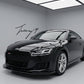 Gloss black front lip splitter for Audi TT RS 8S
