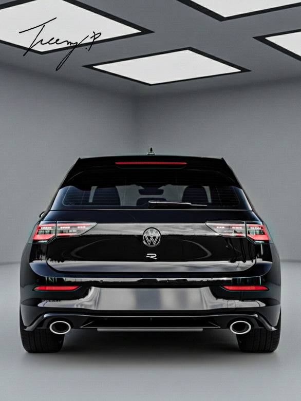 VW Golf MK8 GTI (2020+) Osir Style Rear Spoiler in Gloss Black