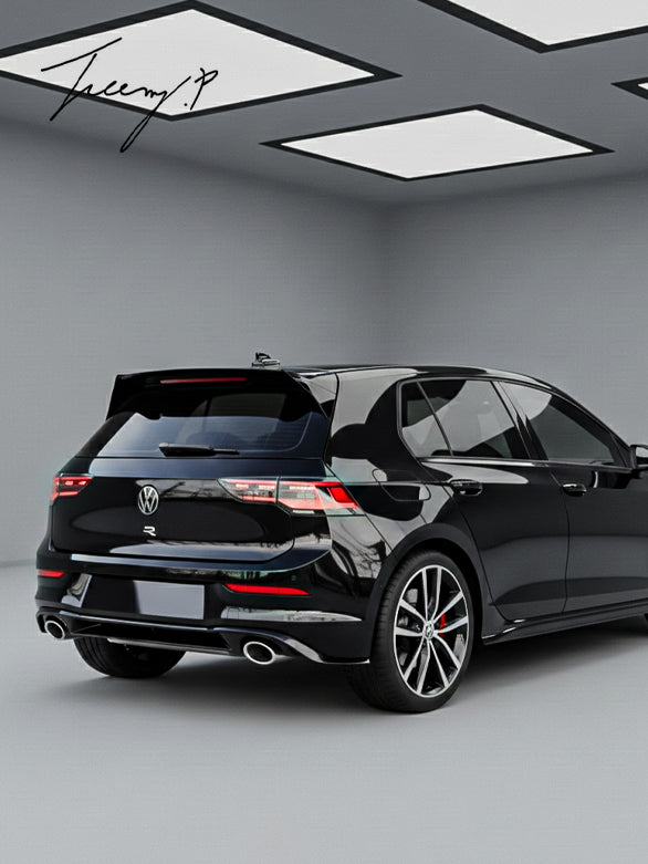 VW Golf MK8 GTI (2020+) Osir Style Rear Spoiler in Gloss Black