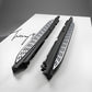 Mercedes-Benz GLS X167 2020-2024 black silver OEM style side steps running boards