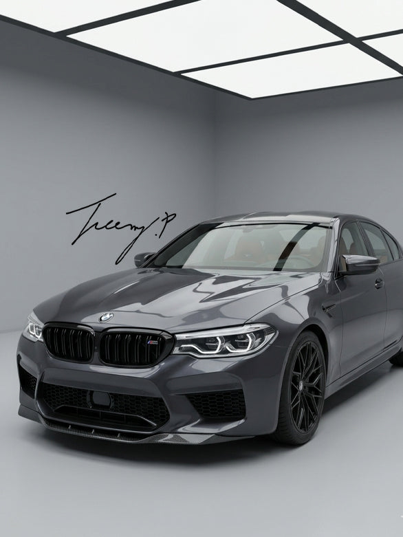 BMW F90 M5 front splitter bumper lip spoiler bodykit for 2017 - 2020 models
