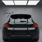 Gloss black rear roof spoiler lip for VW Scirocco MK3 2008 to 2014
