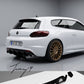 VW Scirocco R MK3 gloss black rear diffuser blade valance
