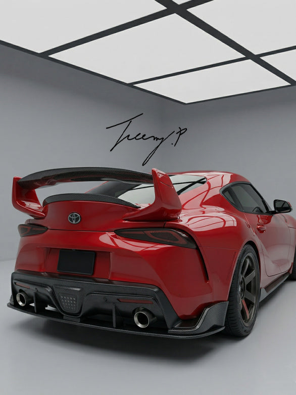 Toyota Supra A90 carbon fibre rear diffuser MZ style 2019+
