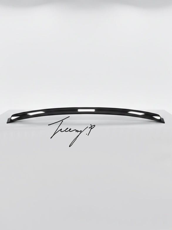 BMW 3 Series F30 rear roof spoiler window wing lip gloss black
