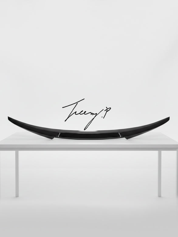 BMW 5 Series E60 rear boot trunk spoiler lip M4 style gloss black
