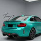 BMW 2 SERIES F22 COUPE 2014 – 2021 M4 STYLE GLOSS BLACK REAR BOOT TRUNK LIP SPOILER