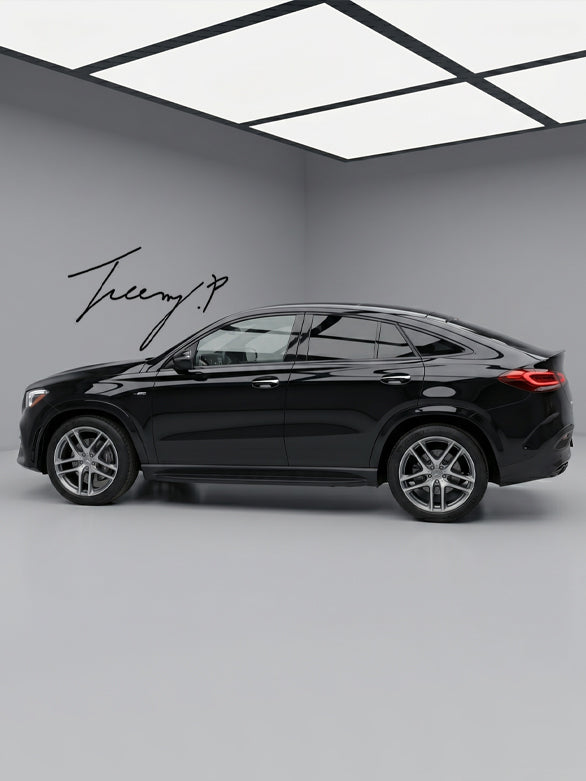 OE style black running boards for Mercedes Benz GLE Coupe C167 2020 and newer
