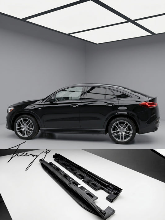 OE style black running boards for Mercedes Benz GLE Coupe C167 2020 and newer
