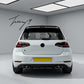 VW GOLF MK7 MK7.5 2012 - 2020 OETTINGER STYLE REAR ROOF SPOILER GLOSS BLACK