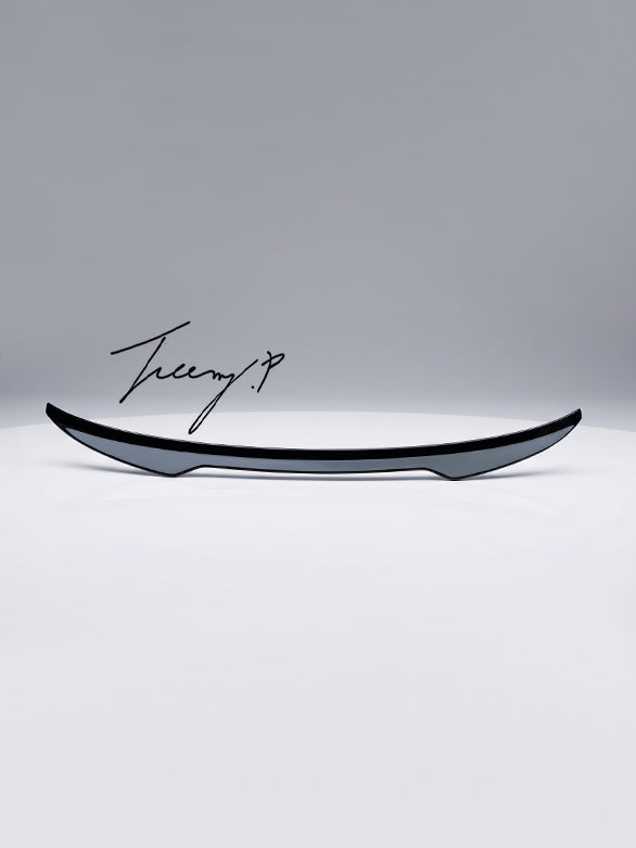 Gloss black rear spoiler for Audi A5 F5 B9 S Line

