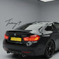 BMW 4 Series F32 coupe MP style gloss black rear boot lip spoiler

