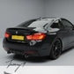 BMW 4 Series F32 coupe MP style gloss black rear boot lip spoiler
