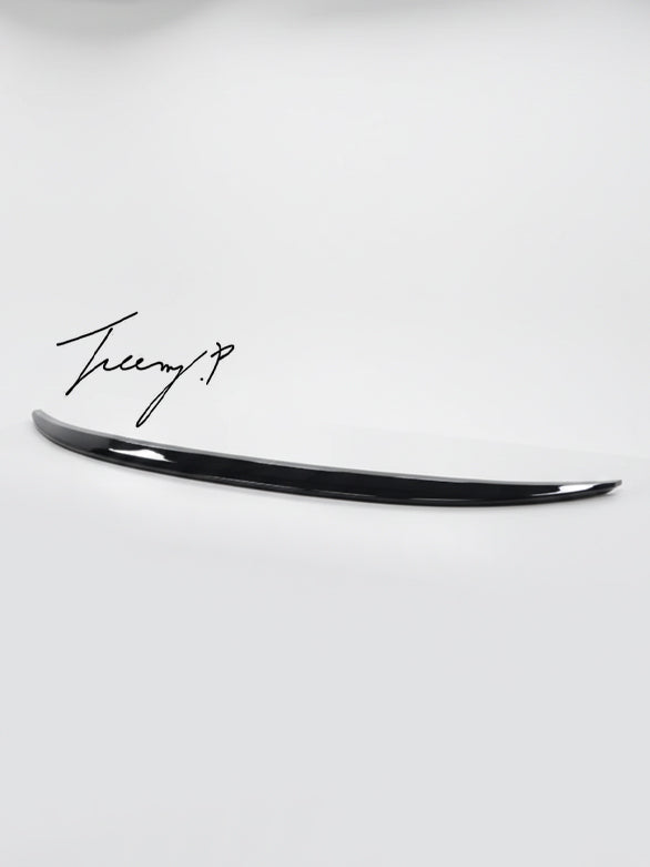 BMW 4 Series F32 coupe MP style gloss black rear boot lip spoiler
