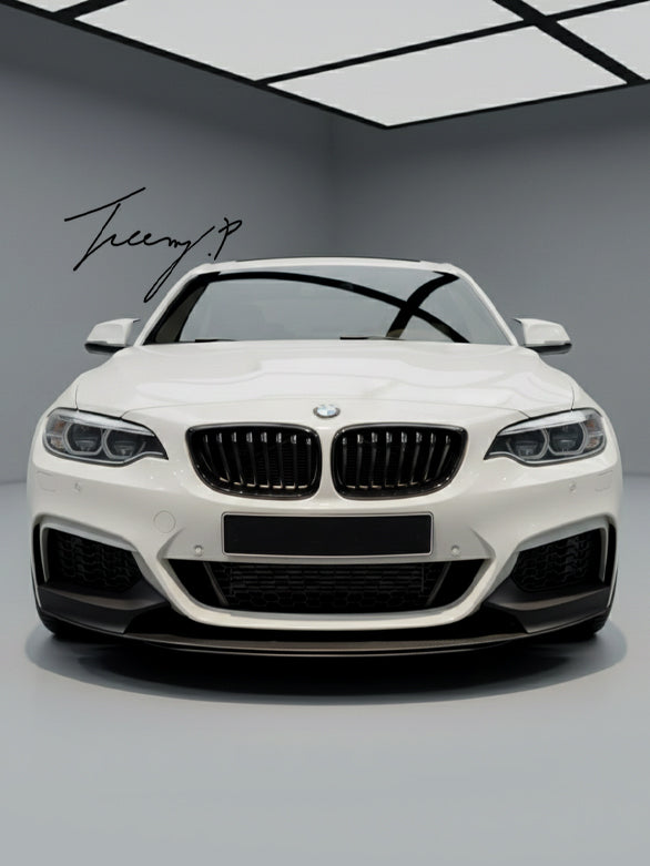 BMW 2 Series F22 F23 carbon look front splitter lip valance spoiler
