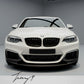 BMW 2 Series F22 F23 carbon look front splitter lip valance spoiler
