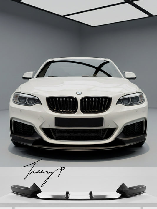 BMW 2 Series F22 F23 carbon look front splitter lip valance spoiler
