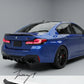 BMW 5 Series G30 CS style gloss black rear trunk boot lip spoiler
