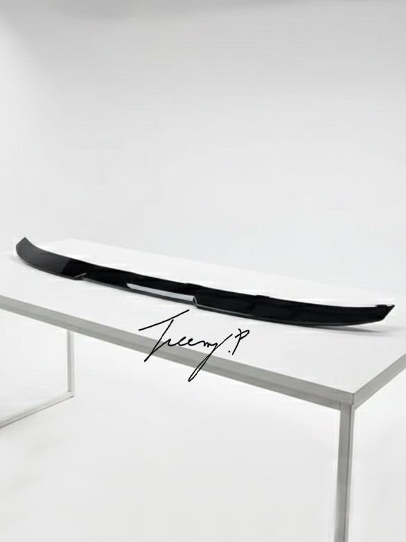 BMW 5 Series G30 CS style gloss black rear trunk boot lip spoiler
