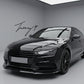Gloss black front splitter lip for Audi A7 S7 S Line C7
