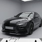 Gloss black front splitter lip for Audi A7 S7 S Line C7

