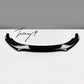 Gloss black front splitter lip for Audi A7 S7 S Line C7
