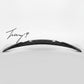 BMW 4 Series F32 coupe gloss black M4 style rear boot spoiler
