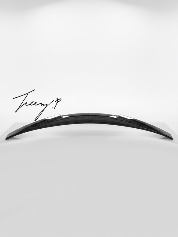 BMW 4 Series F32 coupe gloss black M4 style rear boot spoiler
