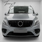 Mercedes Vito W447 facelift gloss black GTR Panamericana style front grill
