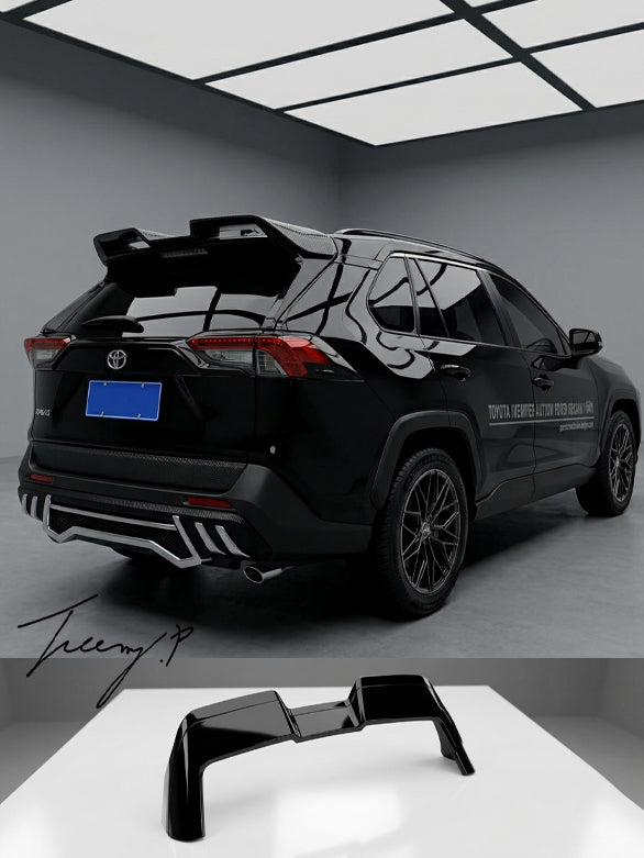 Toyota RAV4 MK4 rear roof spoiler lip wing 2019+

