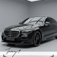 Mercedes S Class W223 gloss black front splitter spoiler

