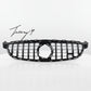 Mercedes C Class C63 W205 facelift gloss black GT style front grille

