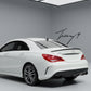 Mercedes CLA W117 gloss black rear boot spoiler lip
