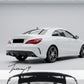 Mercedes AMG CLA45 W117 C117 gloss black rear diffuser quad exhaust tail pipe
