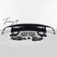 Mercedes AMG CLA45 W117 C117 gloss black rear diffuser quad exhaust tail pipe
