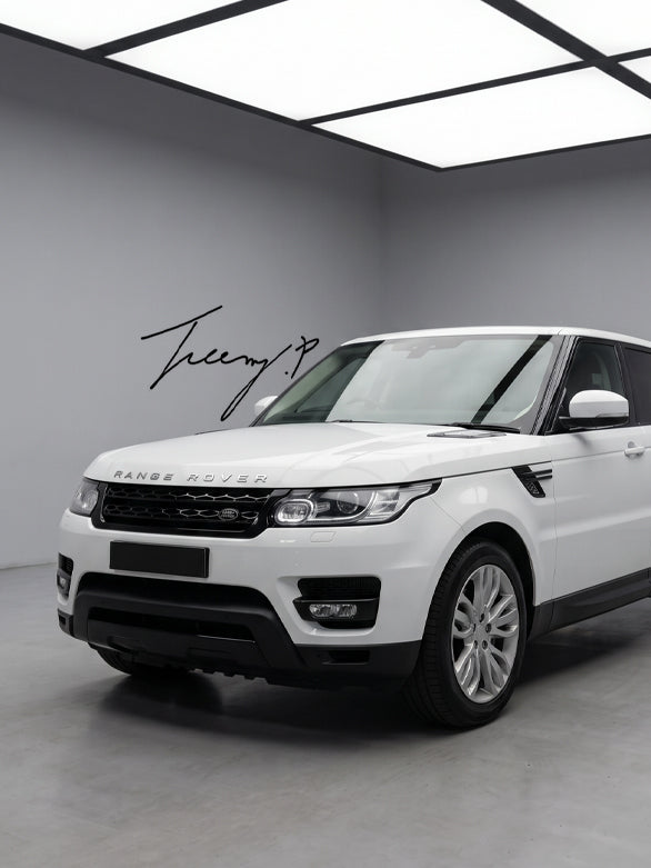 Range Rover Sport L494 2013-2017 front gloss black skid plate tow eye bumper cover