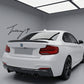 Carbon fiber rear boot lip spoiler for BMW 2 Series F22 F23 2014 to 2020
