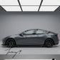 Tesla Model 3 gloss black side skirt splitters 2018+
